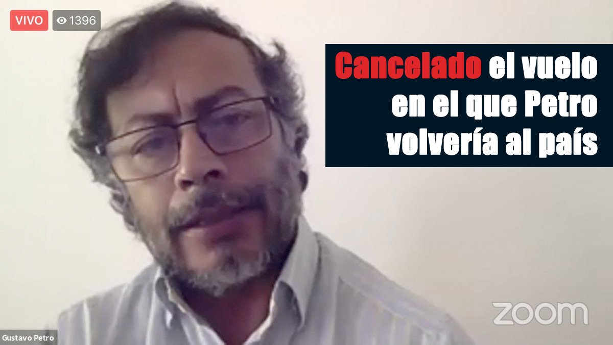Aerolínea que traería vuelo humanitario en el que regresaría Petro al país canceló a última hora