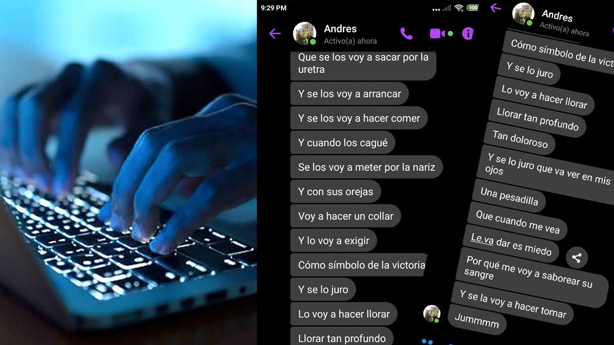 "Águila de Sangre" y otras amenazas de un hombre contra alguien que felicitó a su expareja en año nuevo