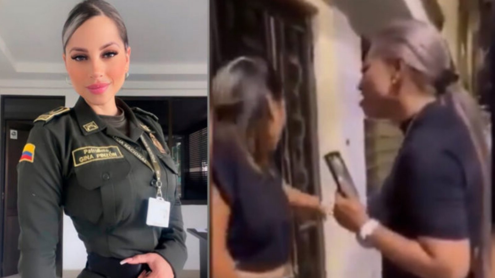 La Policía que 'parece una modelo' vuelve a ser viral por agarrón que tuvo con su vecina