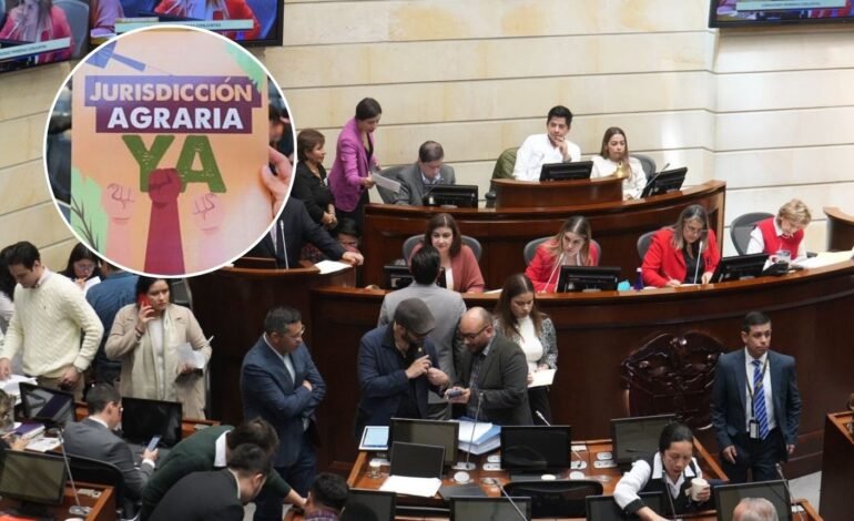 Jurisdicción Agraria, estancada: ANT acusa al Congreso de aplazar el debate por vínculos con tierras