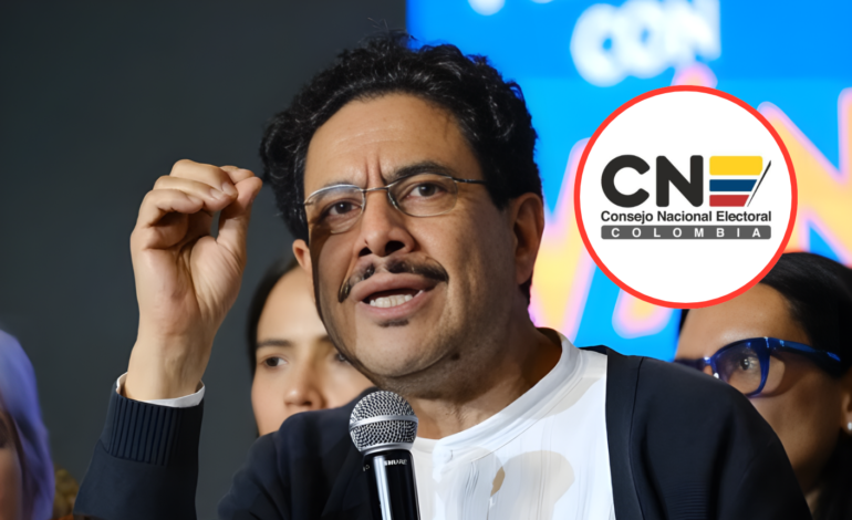CNE aplaza decisión sobre las candidaturas de Iván Cepeda y Daniel Quintero para la consulta presidencial