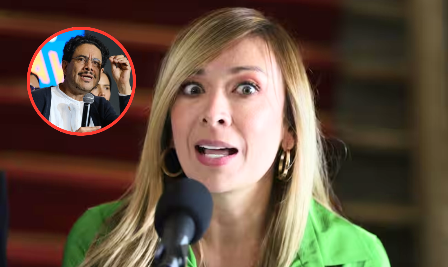 Katherine Miranda, autora de la denuncia ante el CNE, celebra la inhabilidad de Iván Cepeda