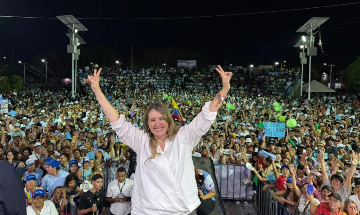 Paloma Valencia arranca rezagada en el Caribe y apuesta por partidos tradicionales para remontar